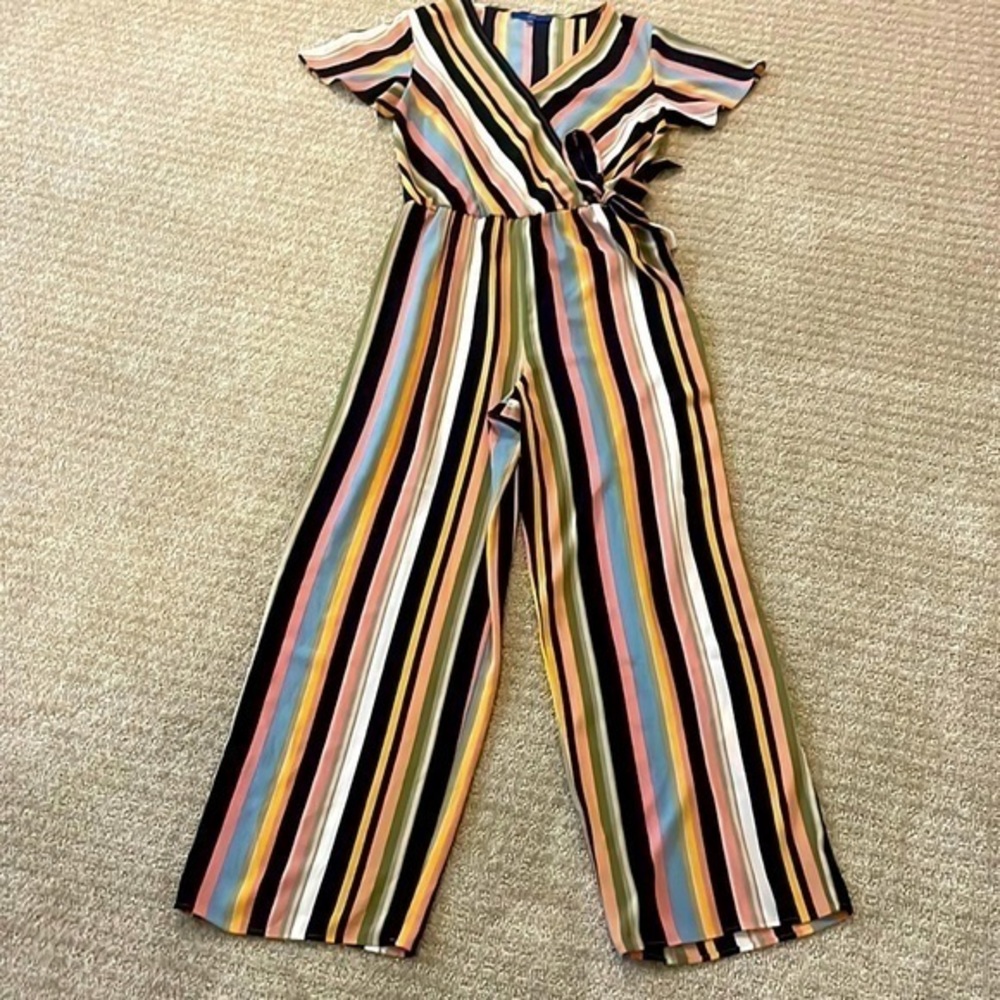 Apt. 9 Multi-Color Stripe Jumpsuit - image 1